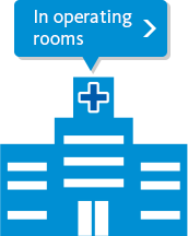In operating rooms