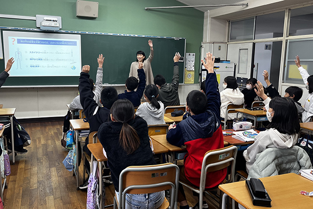 Lecture given by Sysmex at a local school