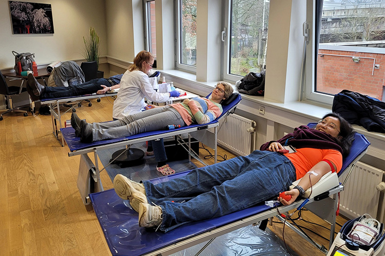 Blood donation activities (Germany)