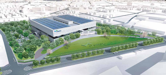 Artist’s rendition of new Sysmex instrument factory