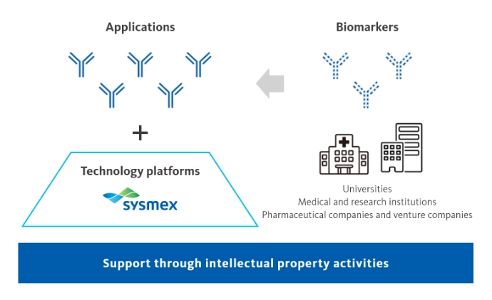 Support through intellectual property activities