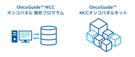 OncoGuide&trade; NCCオンコパネル 解析プログラムとOncoGuide&trade; NCCオンコパネルキット