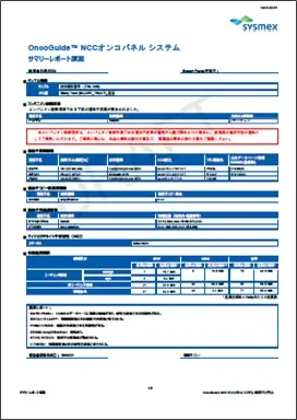 サマリーレポートの表紙画像